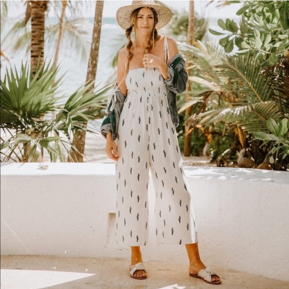 Show Me Your MuMu Cactus Parton Playsuit Festival Friends Jumpsuit - M